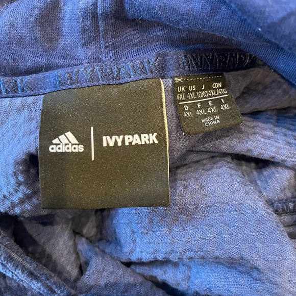 Ivy Park X Adidas Blue Corduroy Hoodie - Picture 3 of 3